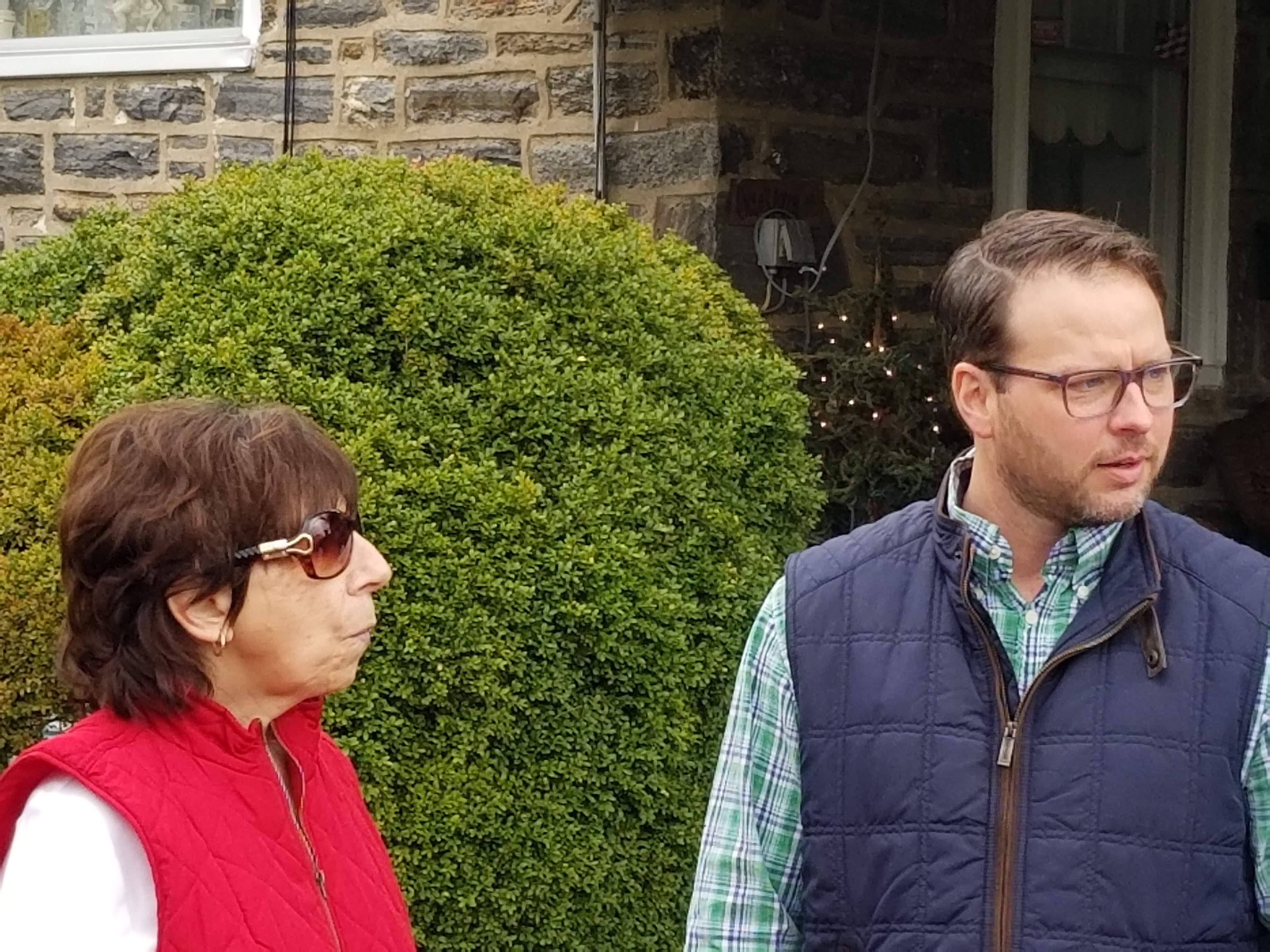 Jake and Ward 6 talking about Morris Road