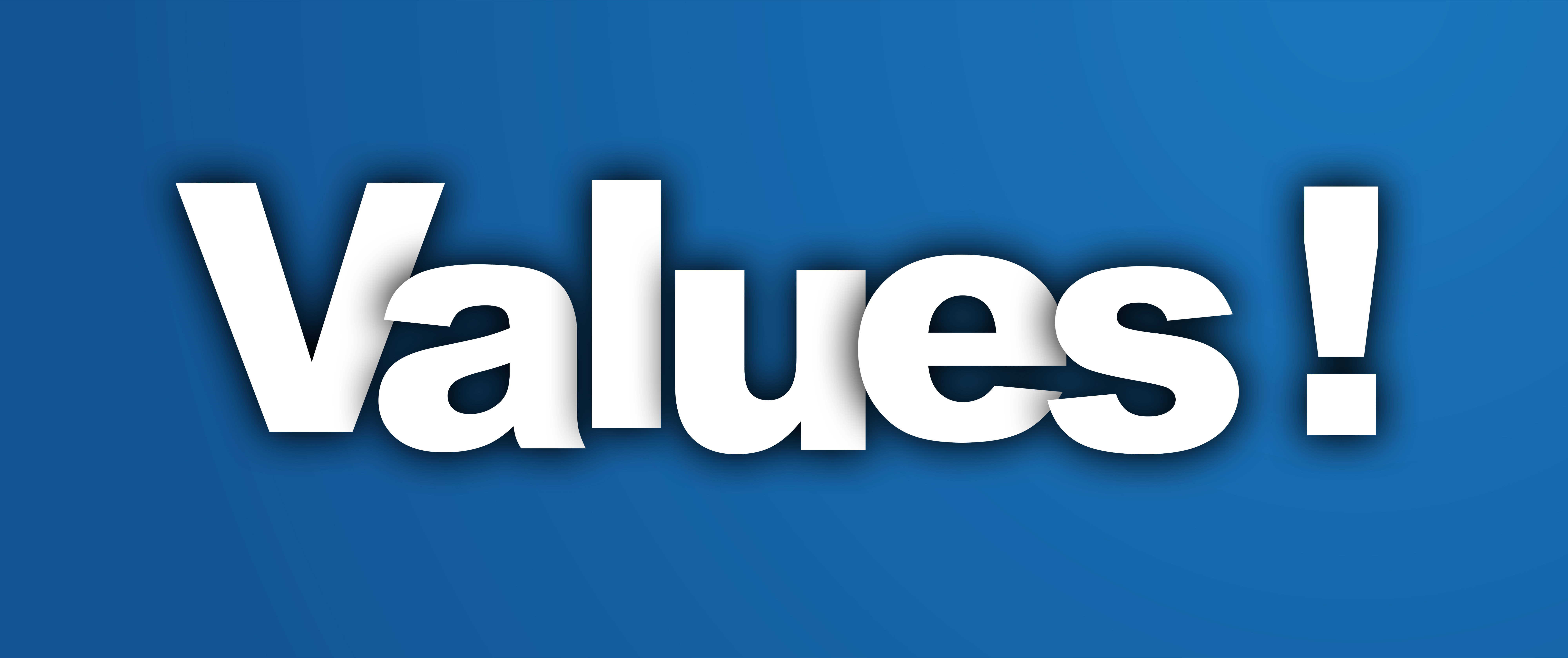 Image of the word Values